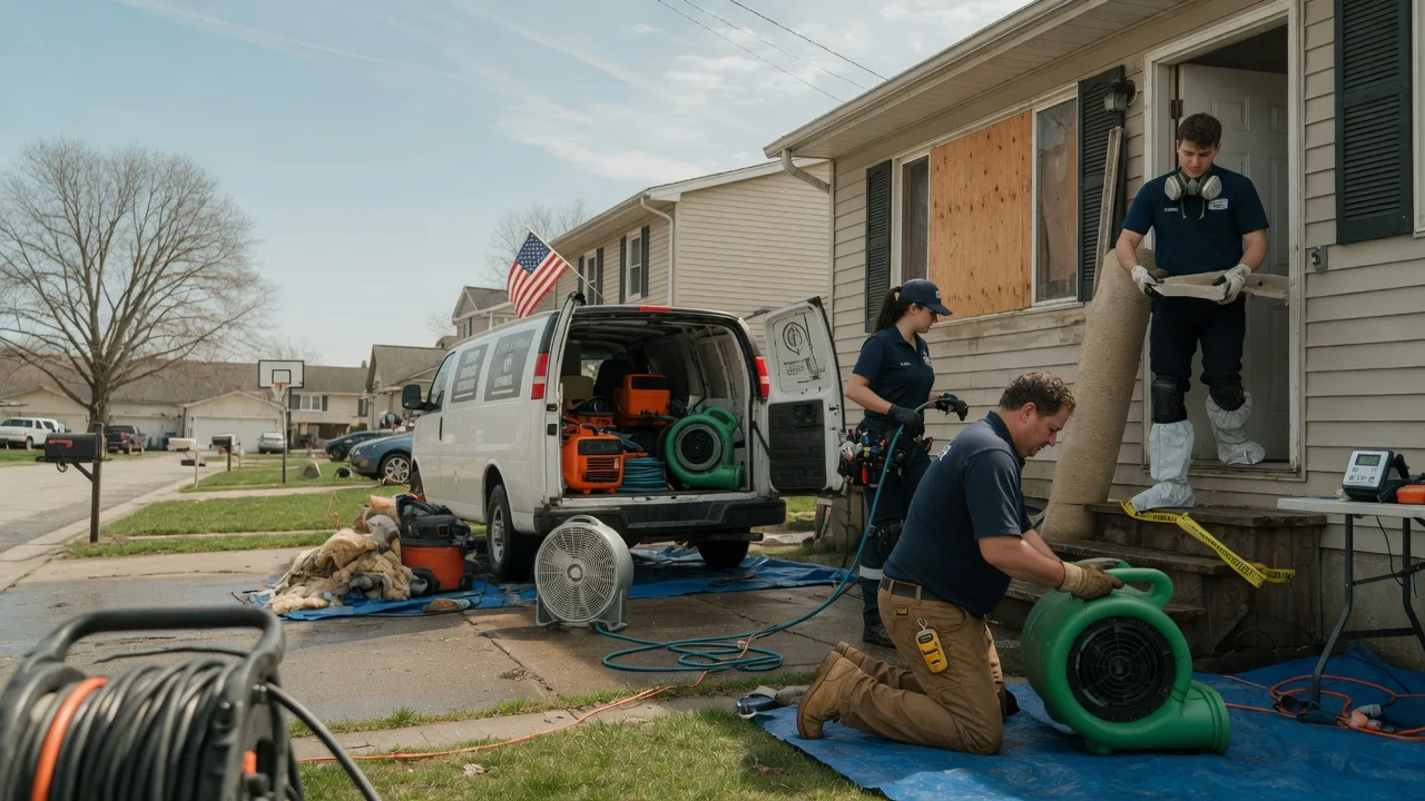 Water Damage Restoration in Flatwoods, LA near me